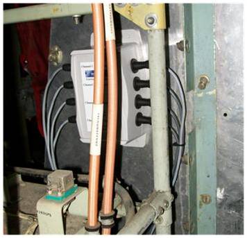 AN110 installed on a military aircraft.